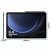 Samsung Galaxy Tab S9 FE+ 256 GB 12,4 inch Wi-Fi 6 Grey