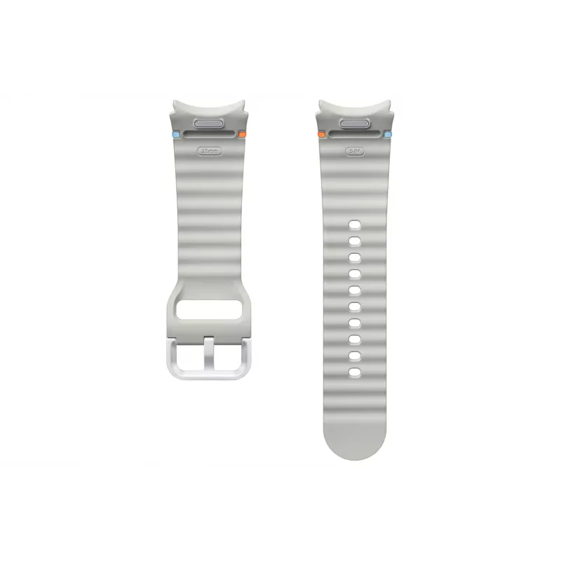 Samsung Sport Siksniņa (S/M) Galaxy Watch 7, Sudraba, Nitrila Gumija