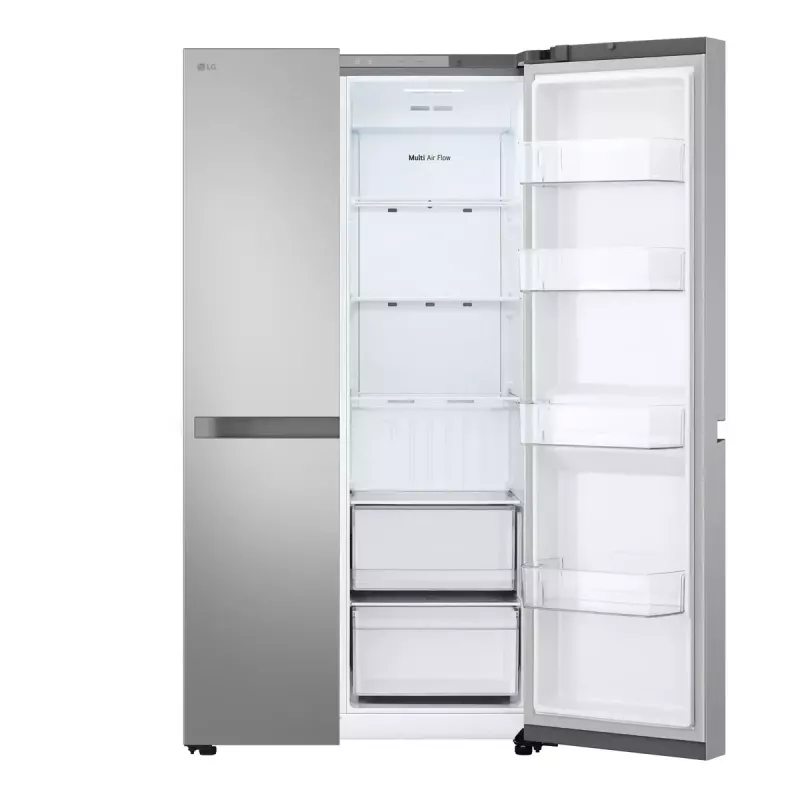 LG NatureFRESH GSBC40PYPE Amerikāņu stila ledusskapis ar saldētavu - Prime Sudrabs - E klase