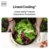 LG NatureFRESH GSBC40PYPE Amerikāņu stila ledusskapis ar saldētavu - Prime Sudrabs - E klase