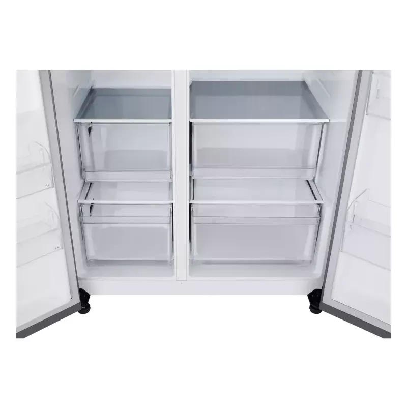 LG NatureFRESH GSBC40PYPE Amerikāņu stila ledusskapis ar saldētavu - Prime Sudrabs - E klase
