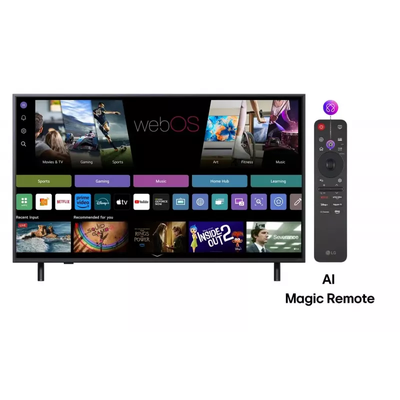 LG QNED 50QNED82A3B televizors 127 cm (50 collas) 4K Ultra HD Smart TV Wi-Fi Melns