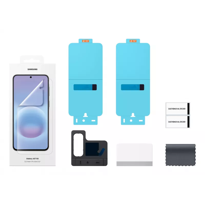 Samsung EF-UA576CTEGWW aizsargplēve ekrānam un aizmugurei Caurspīdīga ekrāna aizsardzība 2 gab.