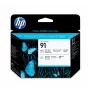 HP 91 Photo Black and Light Gray Drukas galva DesignJet