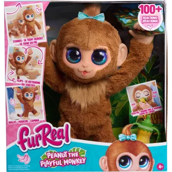 FurReal Peanut rotaļīgais pērtiķis, zēns/meitene, 4 gadi
