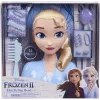 Just Play Disney Frozen 2 grima un frizūru lelles galva, daudzkrāsaina