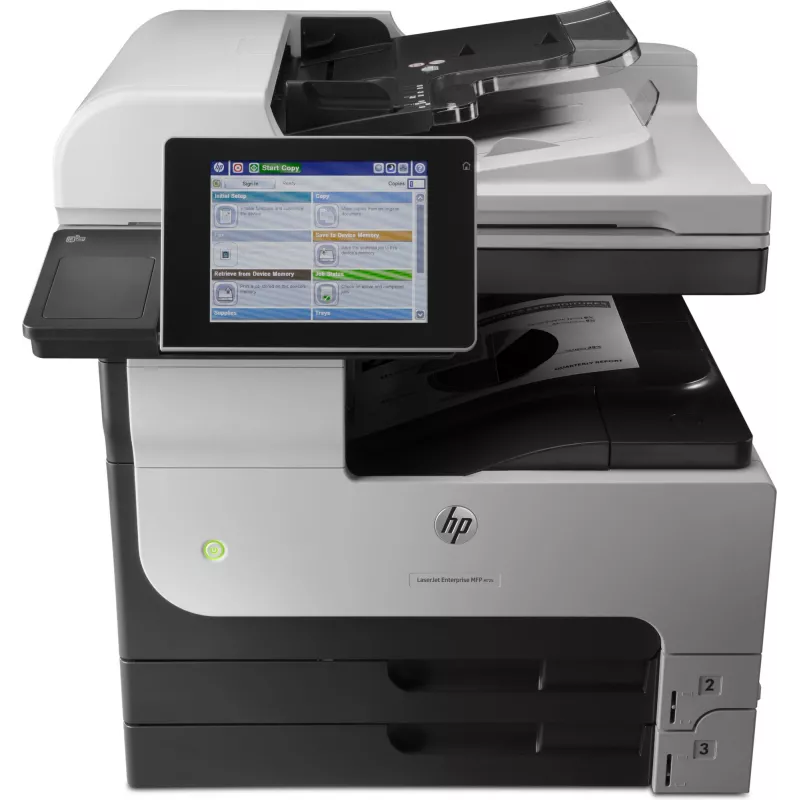 HP LaserJet Enterprise MFP M725dn, lāzera, vienkrāsas druka, 1200 x 1200 DPI, A3, tiešā druka, melna, pelēka