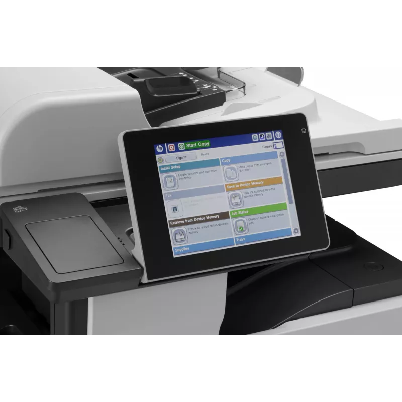 HP LaserJet Enterprise MFP M725dn, lāzera, vienkrāsas druka, 1200 x 1200 DPI, A3, tiešā druka, melna, pelēka