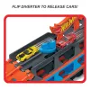 Hot Wheels City Speedway Hauler Carrier ar 3 rotaļu mašīnām, transportlīdzekļu komplekts, 4 gadi, Plastmasa, Pelēks, Daudzkrāsains