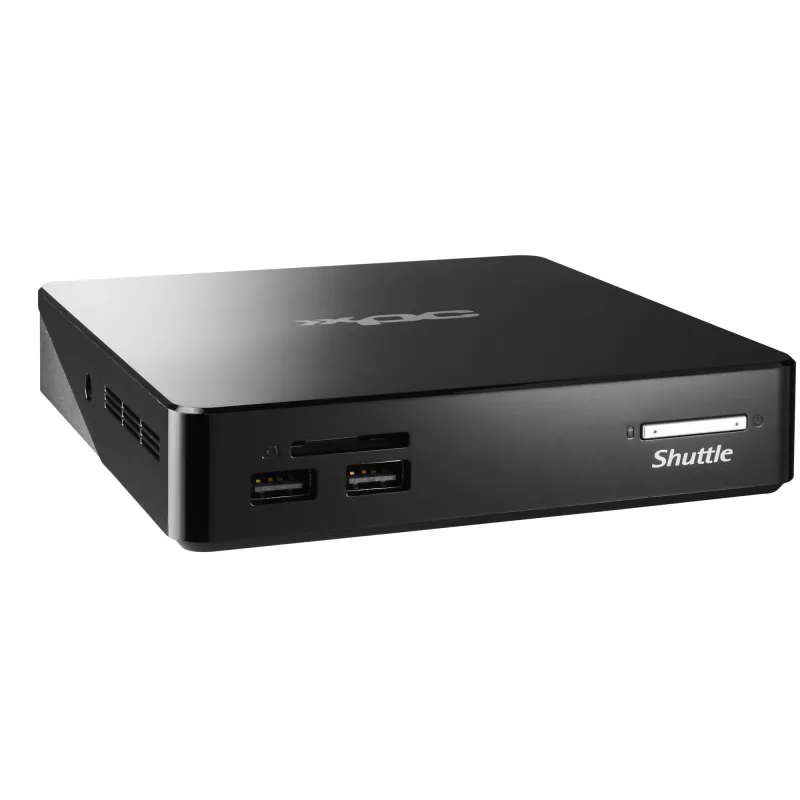 Shuttle XPC nano NS02EV2 Rockchip RK3368 2 GB DDR3L-SDRAM 16 GB eMMC Android 8.1 Nettop Mini PC Melns