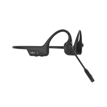 SHOKZ OpenComm2 2025 Upgrade bezvadu Bluetooth kaula vadošās austiņas videokonferencēm ar USB-C uzlādes portu, 16 h sarunu laiks, 29 m bezvadu diapazons, 1 h uzlādes laiks, trokšņus slāpējošs mikrofons, melns