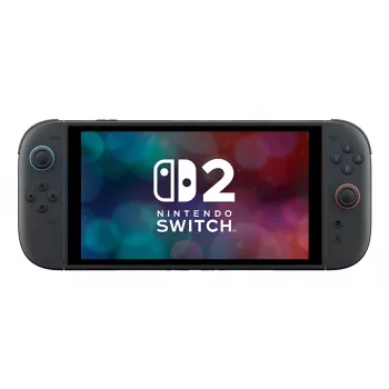 Spēļu konsole Nintendo Switch 2 Melna — 7.9 collu LCD 1920×1080, 120 Hz, 256 GB, 5220 mAh akumulators, Wi‑Fi 6, Bluetooth, HDR10