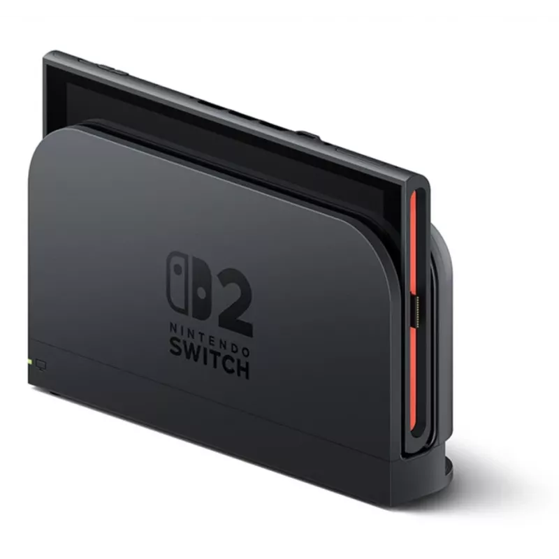 Spēļu konsole Nintendo Switch 2 Melna — 7.9 collu LCD 1920×1080, 120 Hz, 256 GB, 5220 mAh akumulators, Wi‑Fi 6, Bluetooth, HDR10