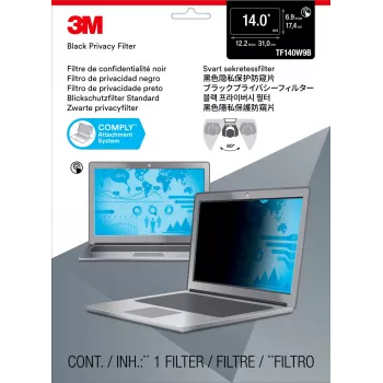 3M 7100194175 privātuma filtrs 39,6 cm (15,6 collu) klēpjdatoram, bezrāmja dizains