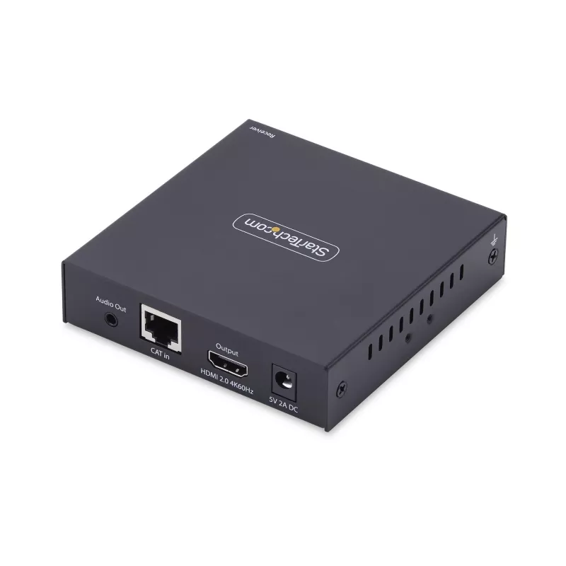 StarTech.com HDMI KVM uztvērējs tīklam IH2006 sērijai, 4K 60Hz, bez draiveriem, AVoIP, ar montāžas komplektu, tikai uztvērējs