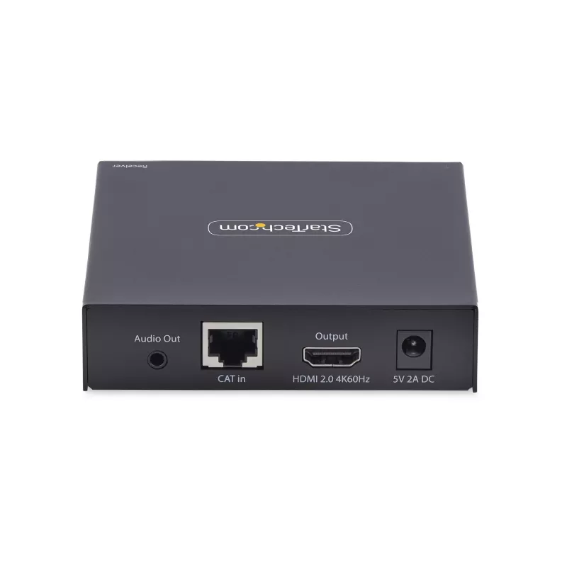 StarTech.com HDMI KVM uztvērējs tīklam IH2006 sērijai, 4K 60Hz, bez draiveriem, AVoIP, ar montāžas komplektu, tikai uztvērējs