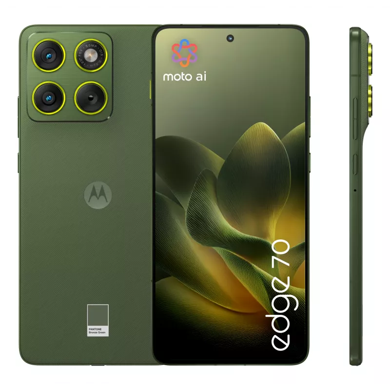 Motorola edge 70 17 cm (6.7 collas) Dual SIM Android 16.0 5G USB Type-C 12 GB 512 GB 4800 mAh Zaļš