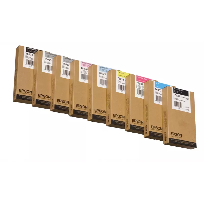 Epson Singlepack Matte Black T612800 220 ml, matēti melna, pigmenta tinte, 220 ml, 1 gab.