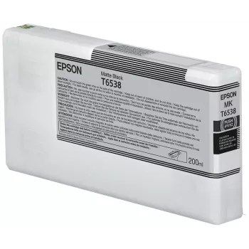 Epson T6538 Matēti melna tintes kasetne (200 ml)