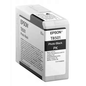 Epson T850100 Photo Black vienpaka, melna, pigmenta tinte, 80 ml, 1 gab.
