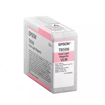 Epson T850600 viena kārtridža gaiši magenta pigmenta tinte, 80 ml