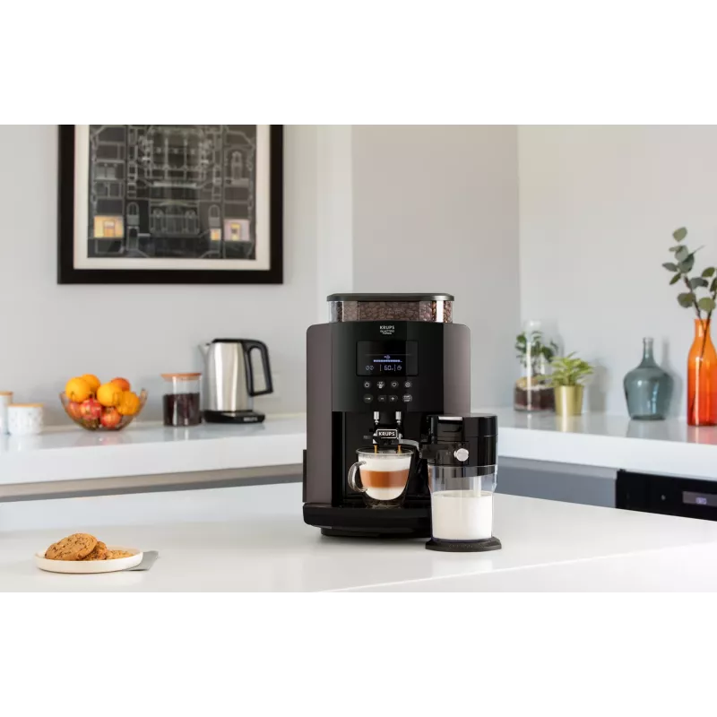Kafijas automāts Krups Arabica EA819ECH, pilnībā automātiska espresso mašīna, 1.7 L