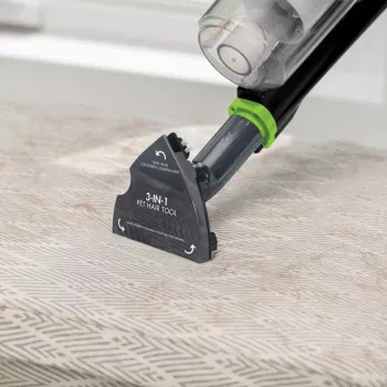 Bissell Multireach Active 3-in-1 mājdzīvnieku matu polsterējuma sprausla, melna