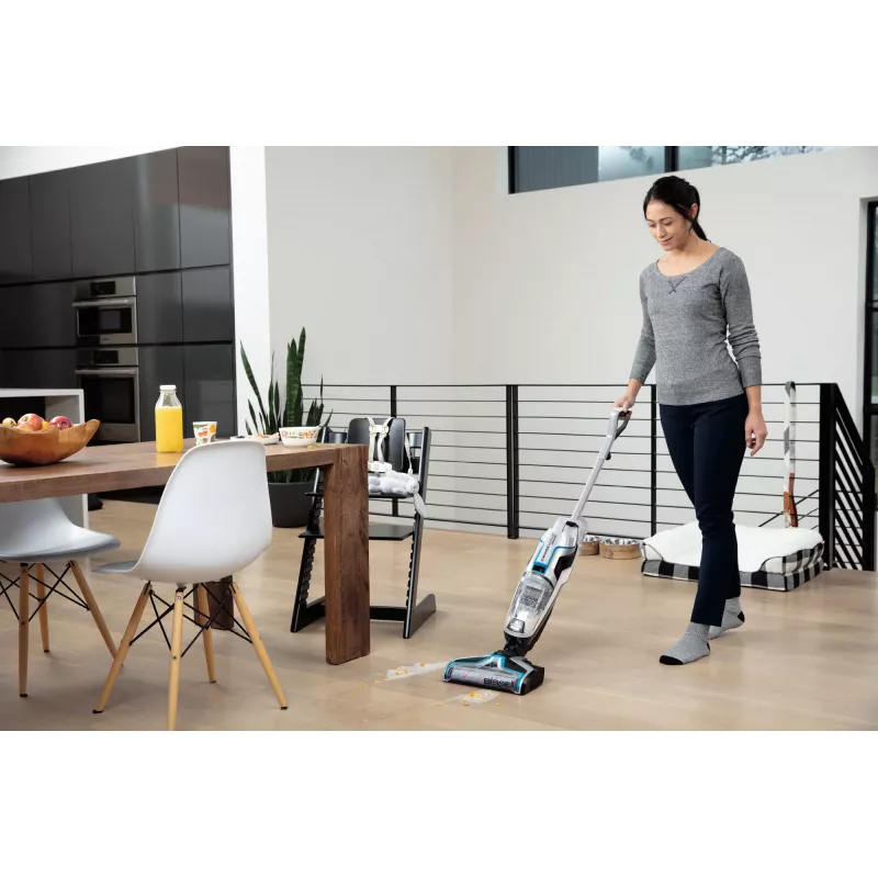 Bissell 2582Q vertikālais putekļsūcējs/slotas suka, bezmaiss, 250 W, melns/zils/sudrabs