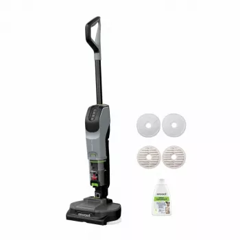 Bissell SpinWave + Vac Pet Pro Stick putekļsūcējs ar mazgāšanu, akumulatora, ciklonisks, sauss/slapjš, 0.4 L, melns/pelēks