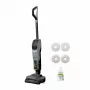 Bissell SpinWave + Vac Pet Pro Stick putekļsūcējs ar mazgāšanu, akumulatora, ciklonisks, sauss/slapjš, 0.4 L, melns/pelēks