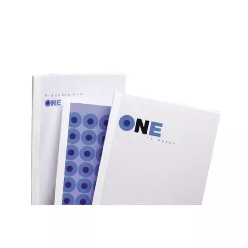 GBC Thermal Binding Covers Standard A4 6mm, A4, PVC, Balts, 50 lapas, 240 g/m², 6 mm