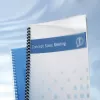 GBC Binding Cover Poly Clear View A4 300 Micron Frosted, A4, PVC, caurspīdīgs, matēts, 0.3 mm, 100 gab.