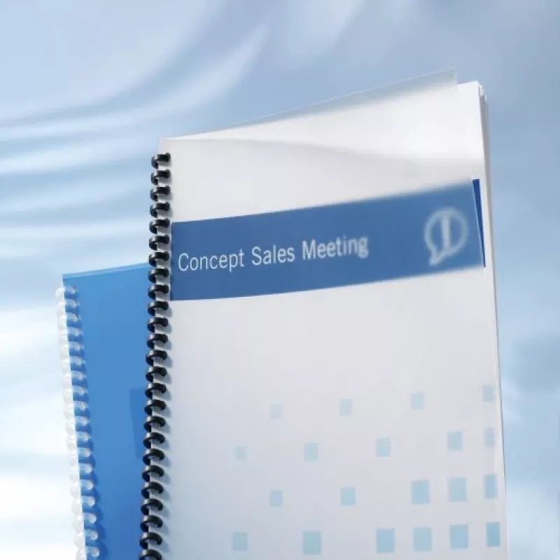 GBC Binding Cover Poly Clear View A4 300 Micron Frosted, A4, PVC, caurspīdīgs, matēts, 0.3 mm, 100 gab.