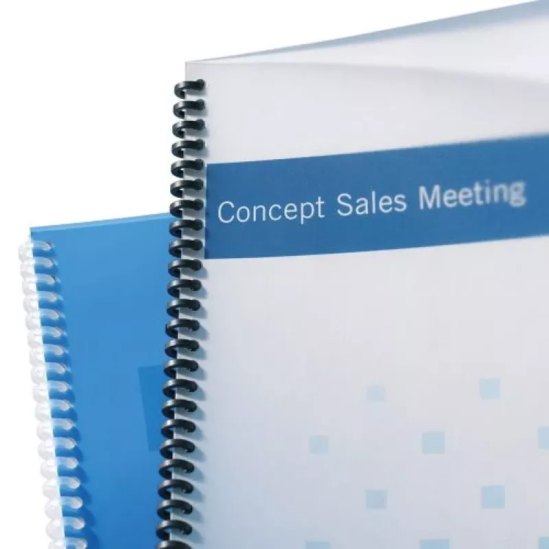 GBC Binding Cover Poly Clear View A4 300 Micron Frosted, A4, PVC, caurspīdīgs, matēts, 0.3 mm, 100 gab.