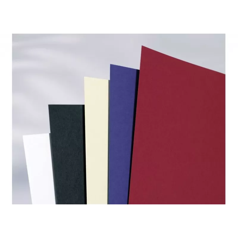 GBC Binding Cover A4 Plain 250 gsm, A4, Kartons, Balts, Matēts, 100 loksnes, 2.2 kg