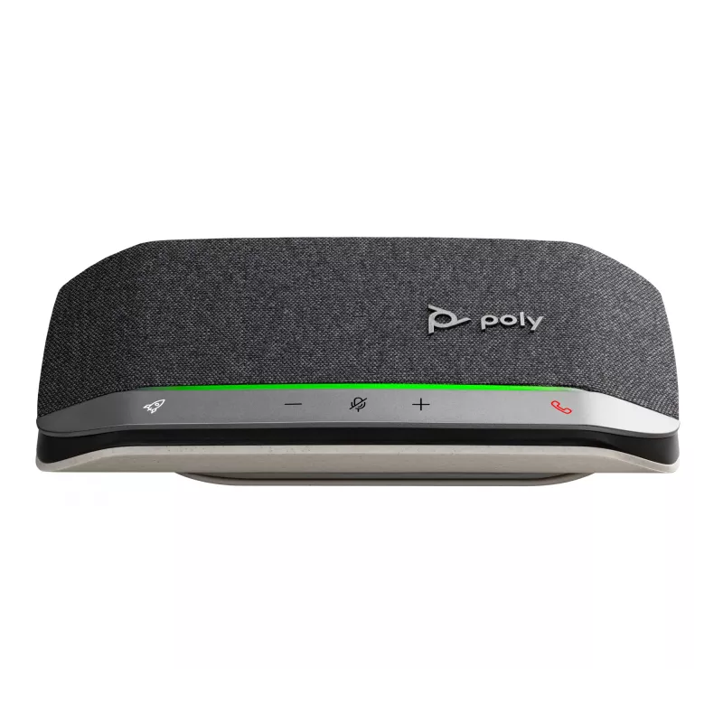 HP Poly Sync 20 USB-A skaļrunis ar mikrofonu, PC, Sudrabs, 0.715 m, IP64, Windows 10, Windows 11, MacOS