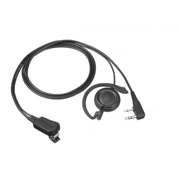 Kenwood EMC-12W Austiņas ar mikrofons, Vadu, Ausu āķis, Zvaniem/Mūzikai, Melna