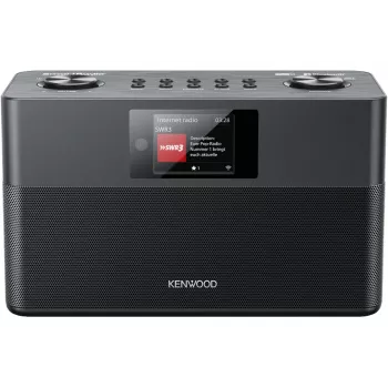 Kenwood CR-ST100S-B interneta radio, DAB+, FM, Bluetooth, melns