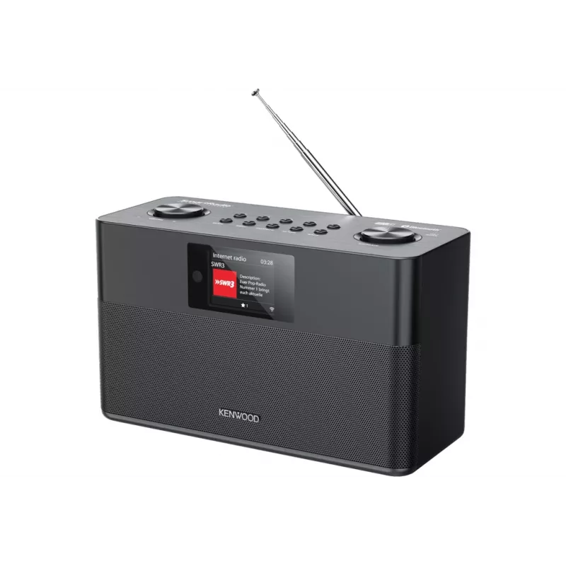 Kenwood CR-ST100S-B interneta radio, DAB+, FM, Bluetooth, melns