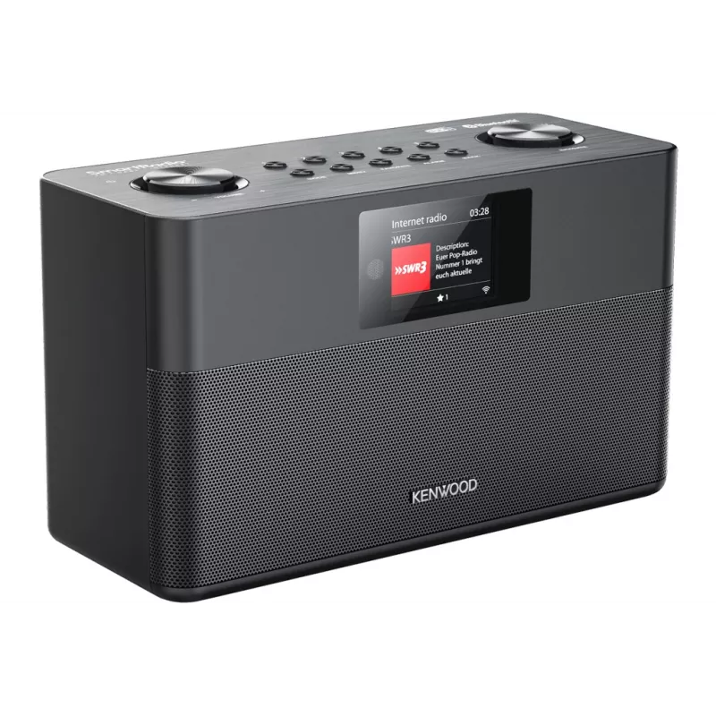 Kenwood CR-ST100S-B interneta radio, DAB+, FM, Bluetooth, melns