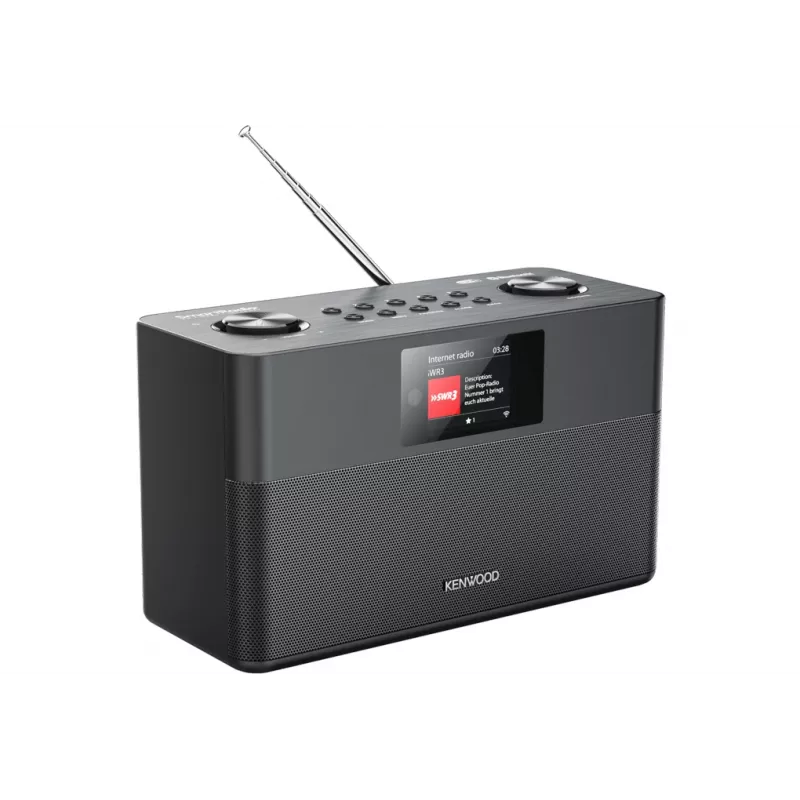 Kenwood CR-ST100S-B interneta radio, DAB+, FM, Bluetooth, melns