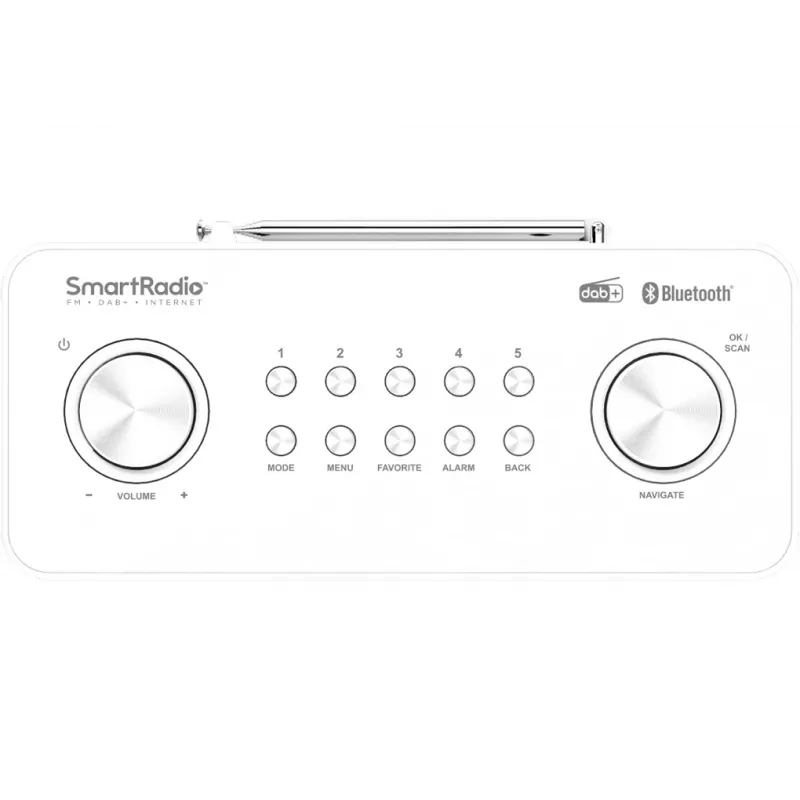 Kenwood CR-ST100S-W interneta radio balts