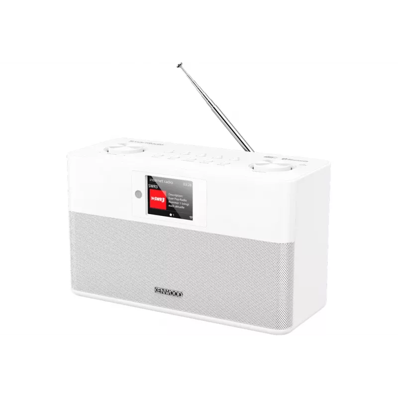 Kenwood CR-ST100S-W interneta radio balts