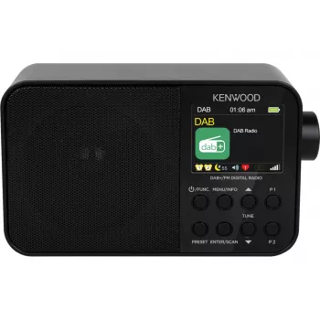 Kenwood CR-M30DAB-B portatīvais digitālais radio melns