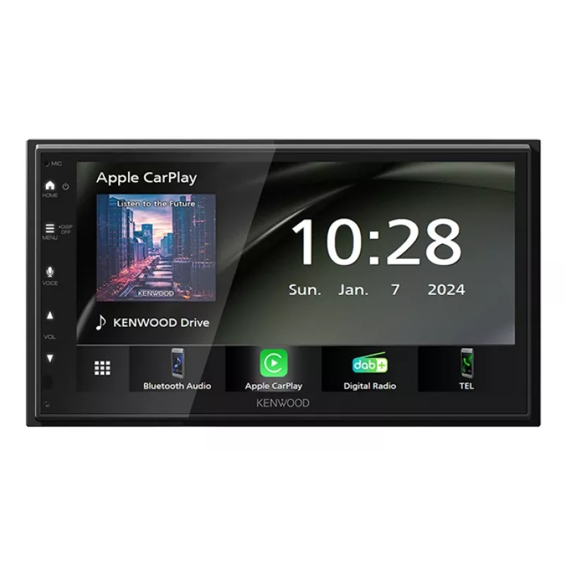Kenwood DMX6523DABS auto radio melns Wi-Fi Bluetooth