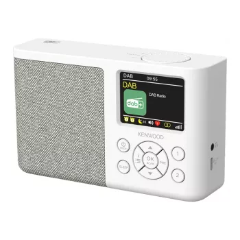 Kenwood CR-M33DAB pārnēsājams DAB+ radio balts