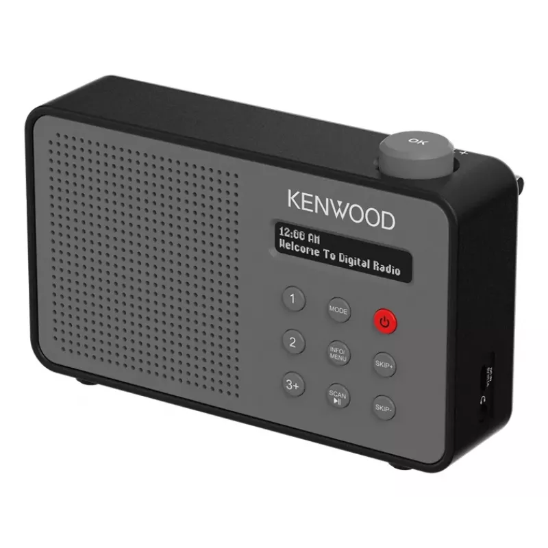 Kenwood CR-M25DAB-H pārnēsājams radio, digitālais, pelēks
