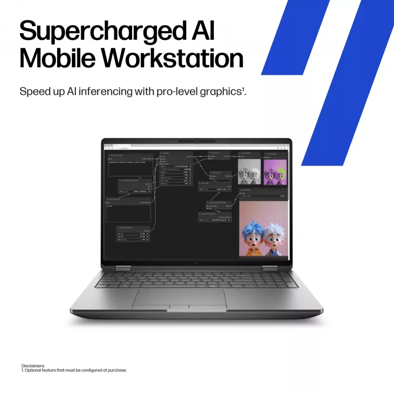 Portatīvais dators HP ZBook Fury 16 G11, Intel Core Ultra 9 285HX, 64 GB, 1 TB SSD, Windows 11 Pro