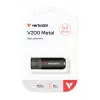 Verbatim V200 Metal USB zibatmiņa 64GB, USB Type-A, 3.2 Gen 1, 200 MB/s, vāciņš, Melna