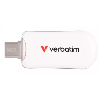 Verbatim Plectra USB-C zibatmiņa balta 64GB